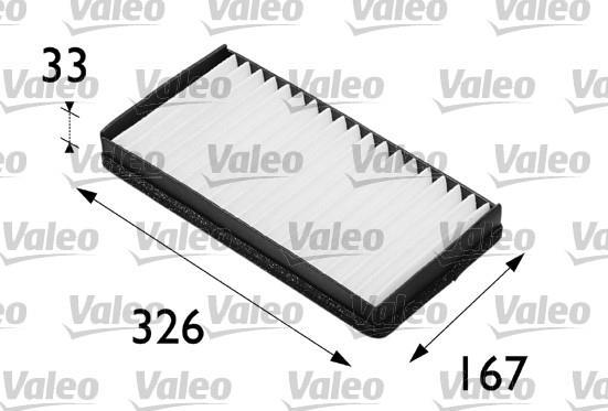 Filtre d'habitacle (Filtre à pollen) VALEO FA203 - ref. 698203