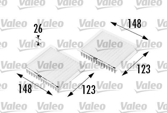 Filtre d'habitacle (Filtre à pollen) VALEO  ref. 698469