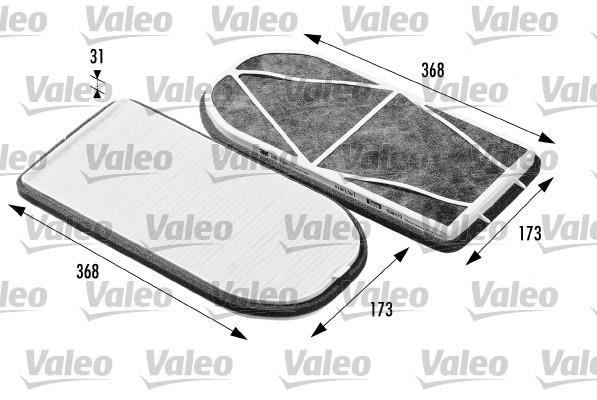 Filtre d'habitacle (Filtre à pollen) VALEO ref. 698470
