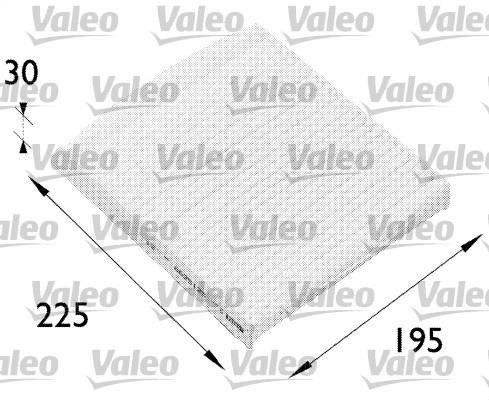 Filtre d'habitacle (Filtre à pollen) VALEO ref. 698512