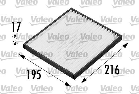 Filtre d'habitacle (Filtre à pollen) VALEO ref. 698681