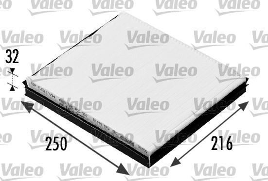 Filtre d'habitacle (Filtre à pollen) VALEO ref. 698685