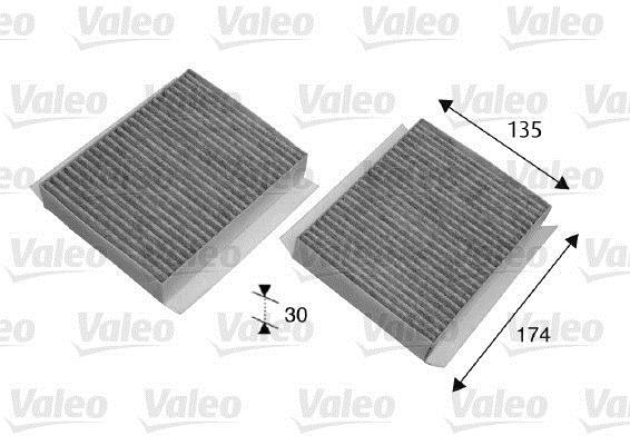 Filtre d'habitacle (Filtre à pollen) VALEO ref. 698747