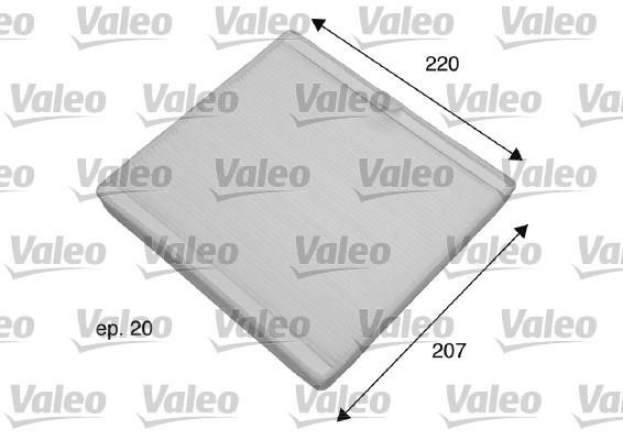 Filtre d'habitacle (Filtre à pollen) VALEO ref. 698769