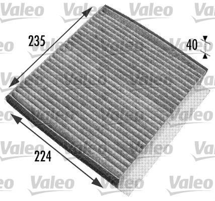 Filtre d'habitacle (Filtre à pollen) VALEO  ref. 698778