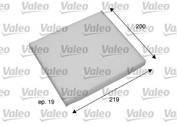 Filtre d'habitacle (Filtre à pollen) VALEO ref. 698795