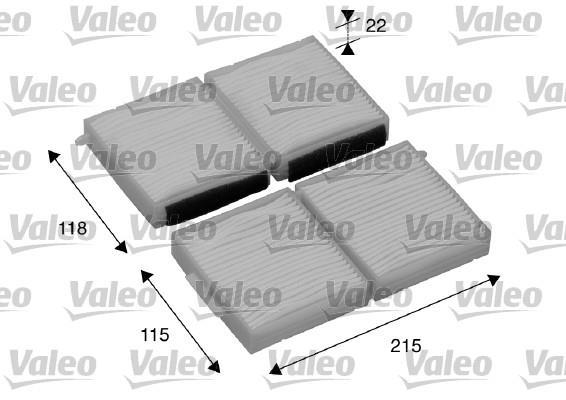 Filtre d'habitacle (Filtre à pollen) VALEO ref. 698891