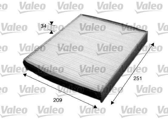 Filtre d'habitacle (Filtre à pollen) VALEO ref. 715627