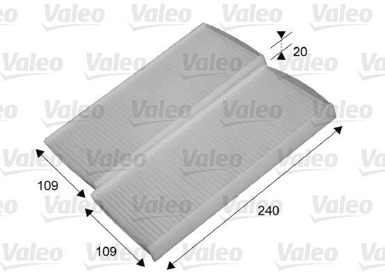 Filtre d'habitacle (Filtre à pollen) VALEO ref. 715649