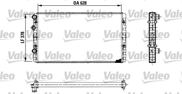 Radiateur moteur (Radiateur de refroidissement) VALEO ref. 730955