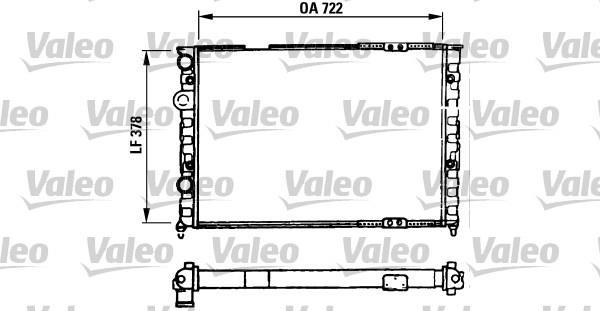 Radiador motor VALEO 730971
