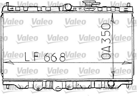 Radiateur moteur (Radiateur de refroidissement) VALEO 731100