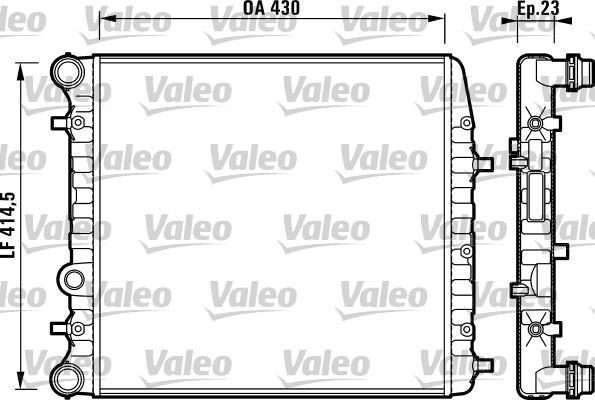 Radiador, refrigeración del motor VALEO ref. 732863