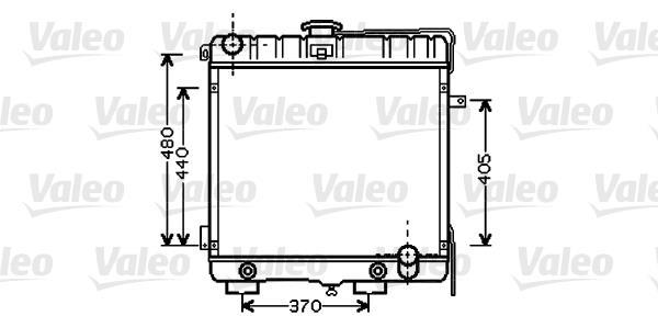 Radiateur moteur (Radiateur de refroidissement) VALEO 733432