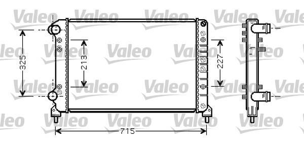 Radiateur moteur (Radiateur de refroidissement) VALEO 734226