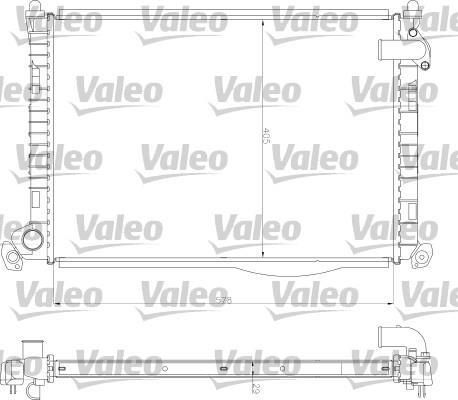 Radiateur moteur (Radiateur de refroidissement) VALEO 734327