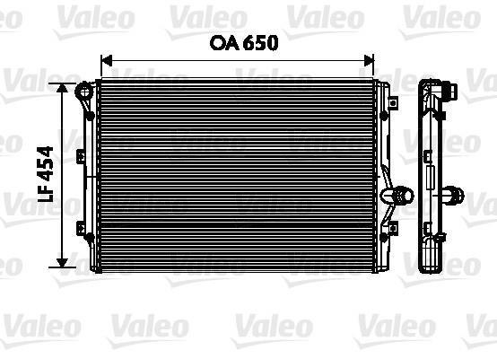 Radiador, refrigeración del motor VALEO ref. 734333