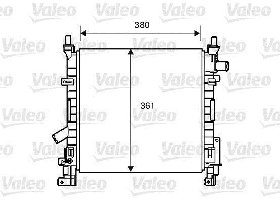 Radiador motor VALEO 734392