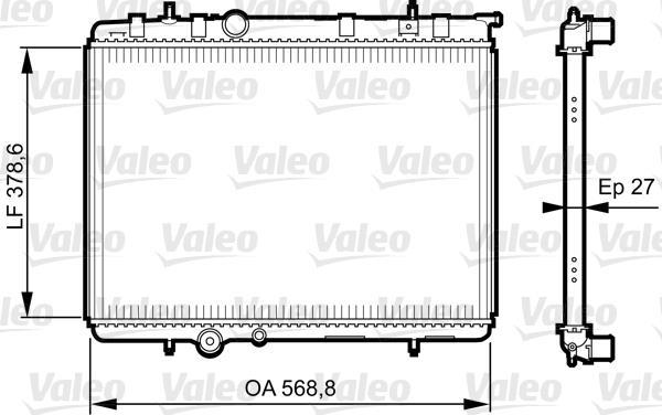 Radiatore, Raffreddamento motore LORO 003-017-0067