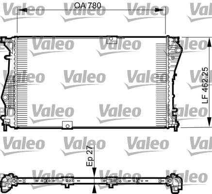 Radiador, refrigeración del motor VALEO ref. 735599