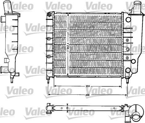 Radiateur moteur (Radiateur de refroidissement) VALEO 810887