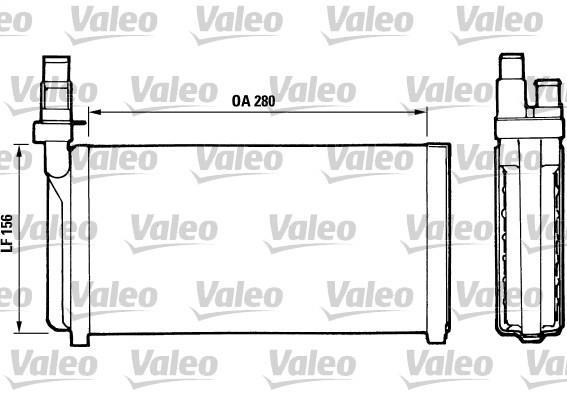 Radiador de calefacción VALEO ref. 811066