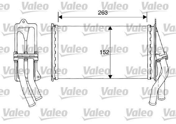Radiateur de chauffage VALEO 812015