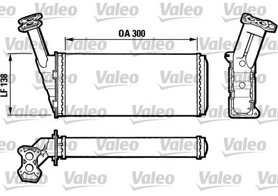 Radiateur de chauffage VALEO 812036