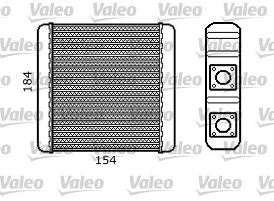 Radiador de calefacción VALEO ref. 812107