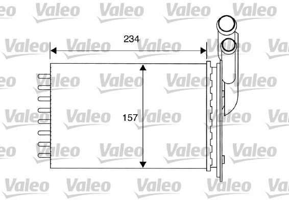 Radiateur de chauffage VALEO 812157
