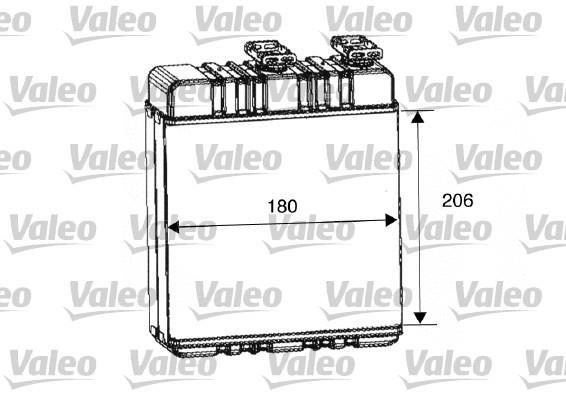 Radiateur de chauffage VALEO ref. 812222
