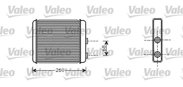 Radiador de calefacción VALEO ref. 812285