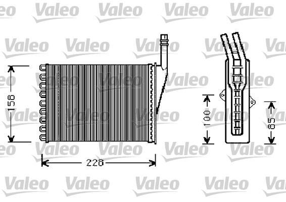 Radiateur de chauffage VALEO ref. 812288