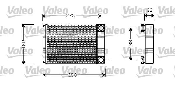 Radiateur de chauffage VALEO ref. 812321