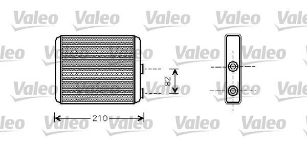 Radiador de calefacción VALEO ref. 812363