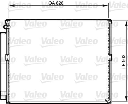 Condenseur, climatisation (Radiateur de climatisation) VALEO ref. 814236