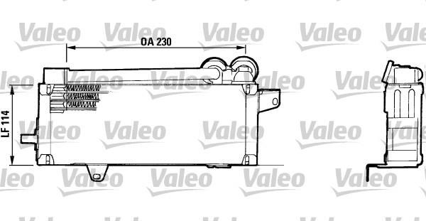 Radiateur d'huile moteur (Refroidisseur d'huile moteur) VALEO 816749