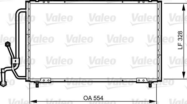 Condenseur, climatisation (Radiateur de climatisation) VALEO ref. 816835