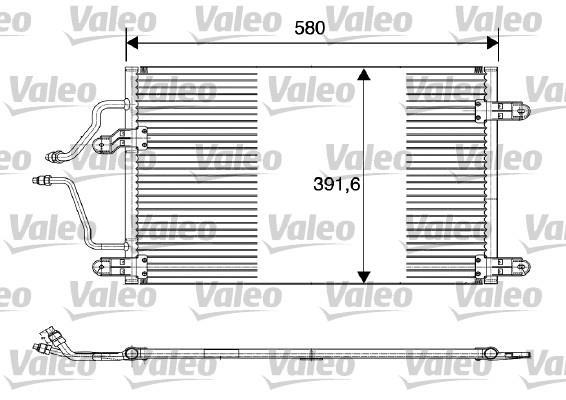 Condenseur, climatisation (Radiateur de climatisation) VALEO 816839