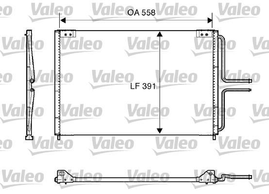 Condenseur, climatisation (Radiateur de climatisation) VALEO 816867