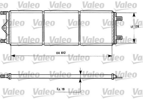 Radiateur moteur (Radiateur de refroidissement) VALEO 816868