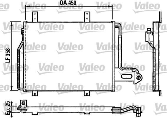 Condenseur, climatisation (Radiateur de climatisation) VALEO 816870
