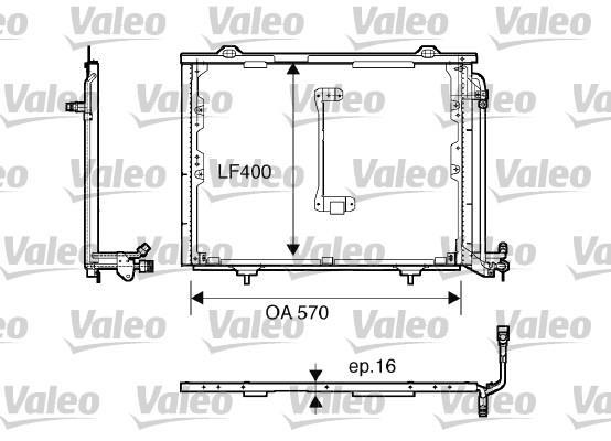 Condensador, aire acondicionado VALEO ref. 816900