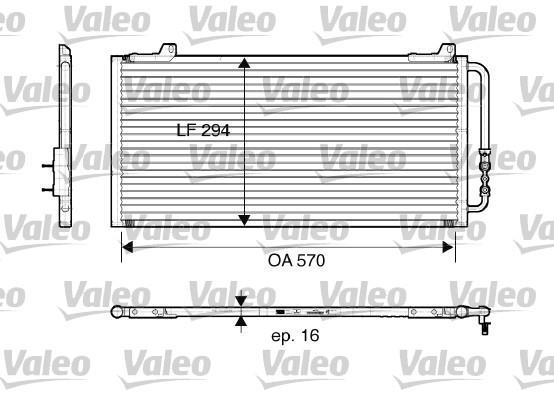 Condensador de climatização VALEO ref. 816921