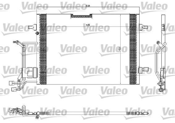 Condenseur, climatisation (Radiateur de climatisation) VALEO 816967
