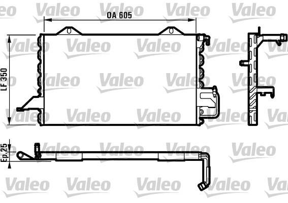 Condenseur, climatisation (Radiateur de climatisation) VALEO ref. 816976