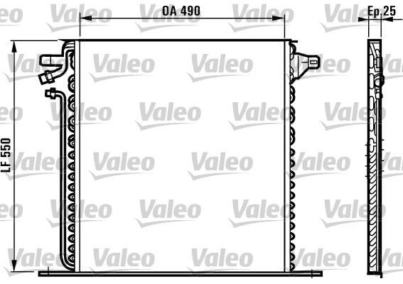 Condensador, aire acondicionado VALEO ref. 817011