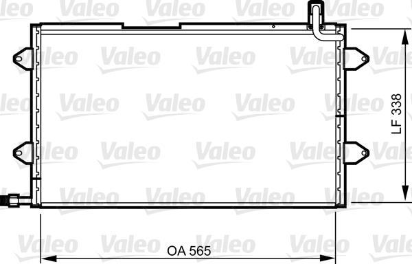 Condensador de climatização VALEO ref. 817024