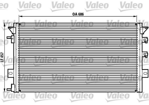 Condensador, aire acondicionado VALEO ref. 817073
