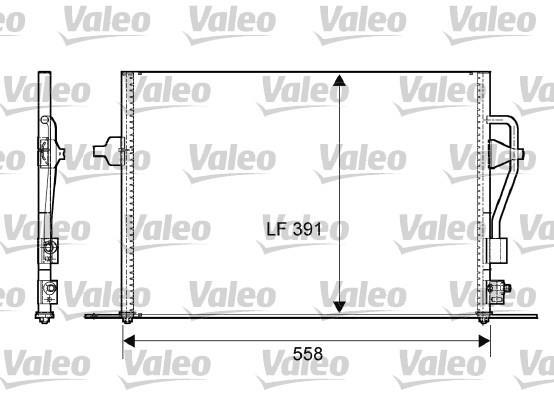 Condensador, aire acondicionado VALEO ref. 817232